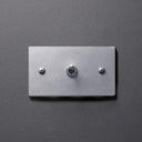 ZS4-101W トグルスイッチプレート アルミダイカスト