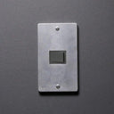 ZS4-P1 角穴ダイカストプレート＋ロッカスイッチ1口セット