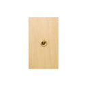 ZS6-101/BR トグルスイッチプレート　プライウッド・メープル/真鍮レバー