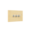 ZS6-103W/AL トグルスイッチプレート　プライウッド・メープル/アルミレバー