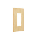 ZS6-S103 角穴スイッチプレート3口 プライウッド・メープル