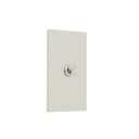 ZS7-101M/AL トグルスイッチプレート セラミックフラット・マット アルミレバースイッチ（縦横共通モデル）