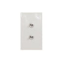 ZS7-102/AL トグルスイッチプレート セラミックフラット アルミレバースイッチ（縦横共通モデル）