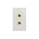 ZS7-102/BR トグルスイッチプレート セラミックフラット 真鍮レバースイッチ（縦横共通モデル）