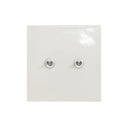 ZS7-202/AL トグルスイッチプレート セラミックフラット アルミレバースイッチ