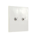 ZS7-202/AL トグルスイッチプレート セラミックフラット アルミレバースイッチ