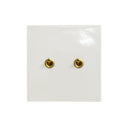 ZS7-202/BR トグルスイッチプレート セラミックフラット 真鍮レバースイッチ