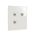 ZS7-203/AL トグルスイッチプレート セラミックフラット アルミレバースイッチ