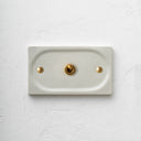 ZS5-101 トグルスイッチプレート セラミック（縦横共通モデル）